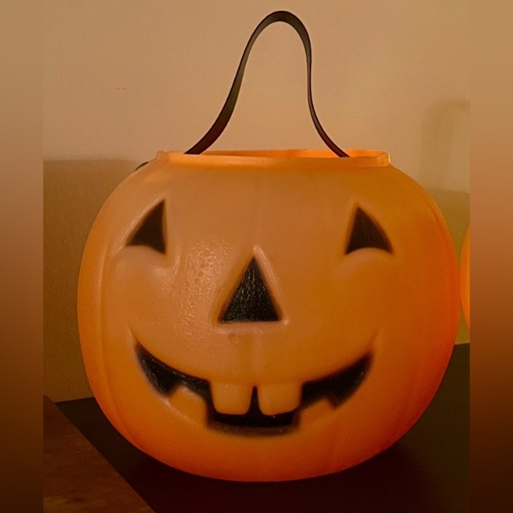 Vintage Jack-O'-Lantern Bucket 1960
